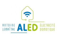 Création de logo pour l'entreprise ALED électricité domotique